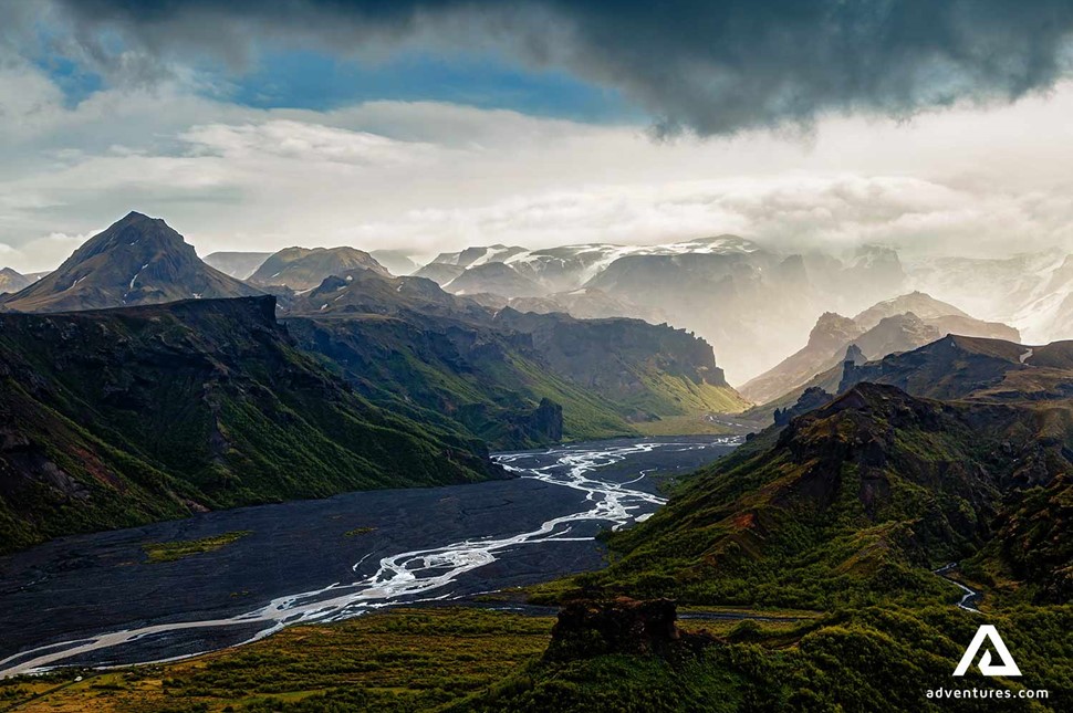 Thorsmork Landscape in Iceland