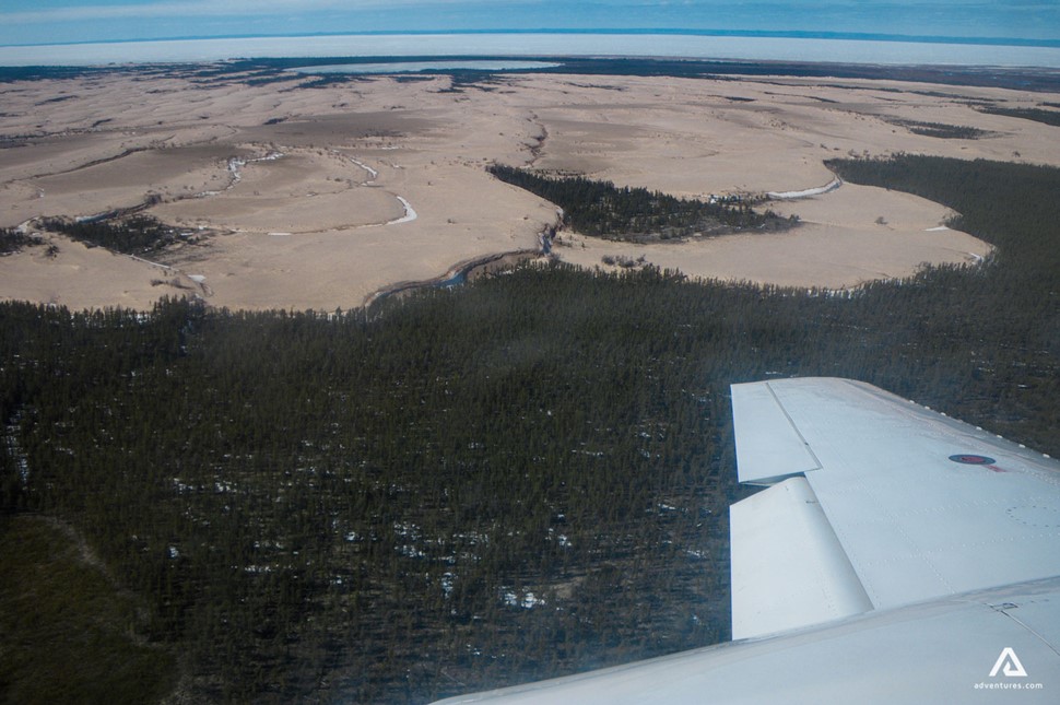 Sand Dunes in Saskatchewan Canada