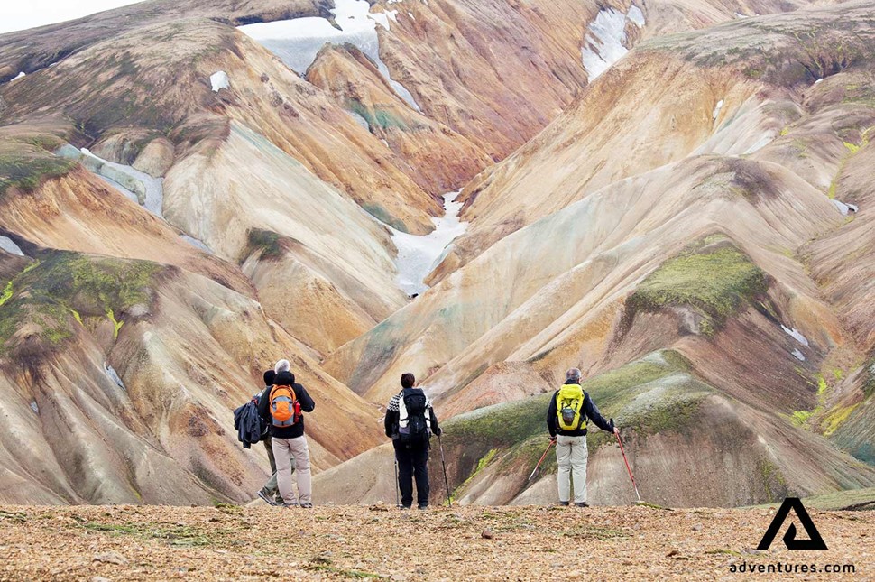 Landmannalaugar Trekking Hiking Mountains in Iceland