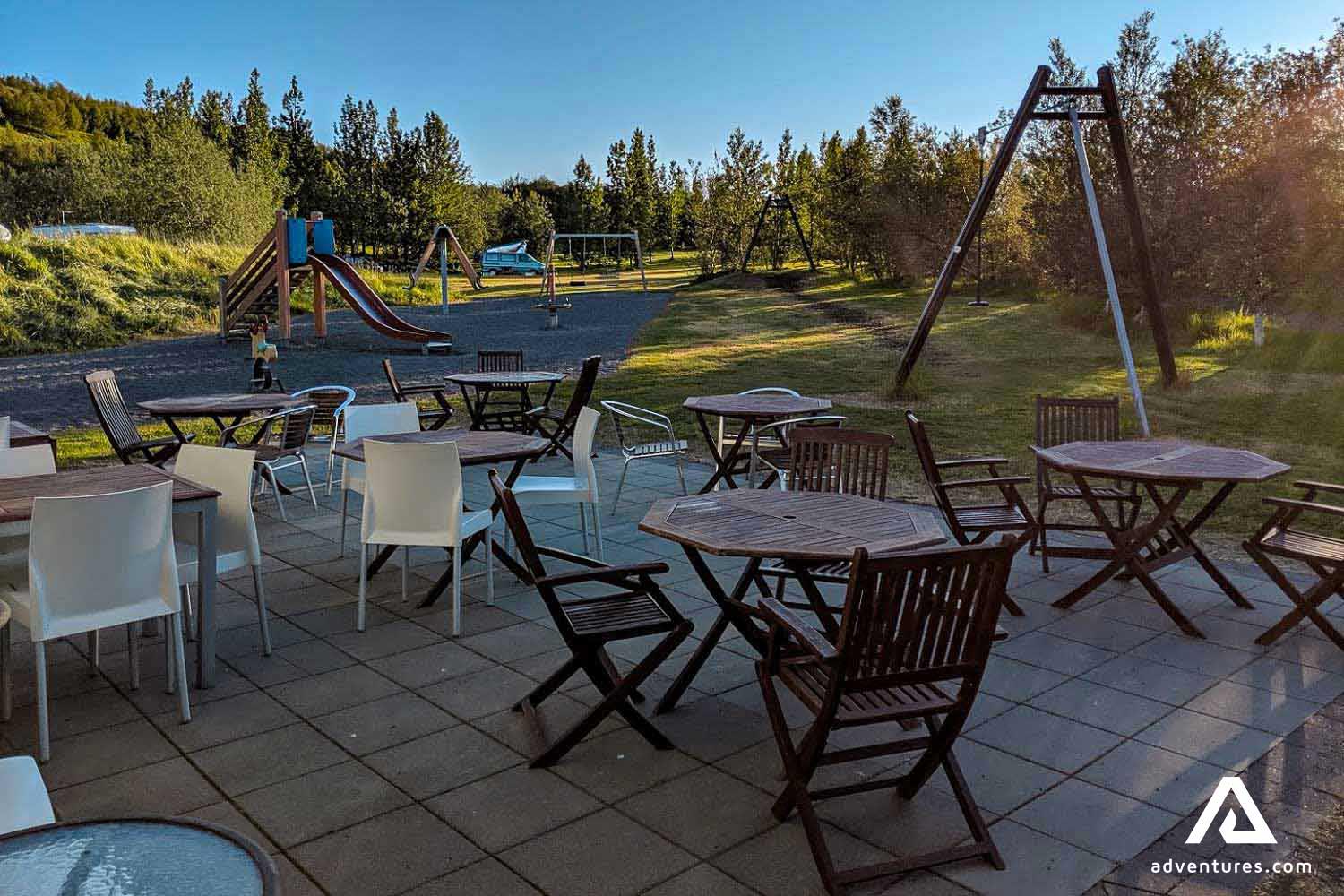 camping ground near geysir in iceland