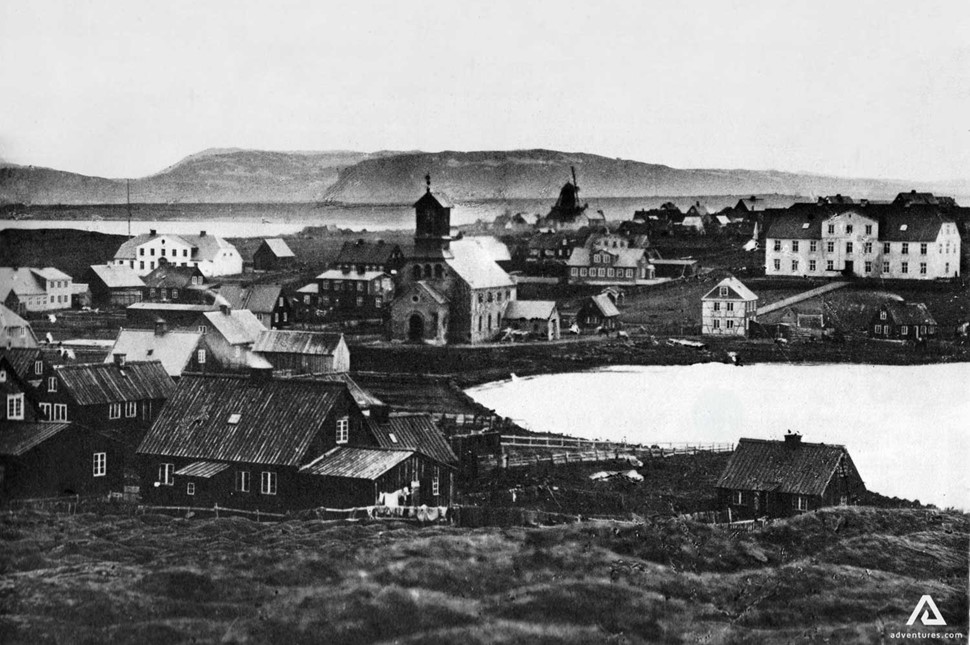 old reykjavik city in 1860