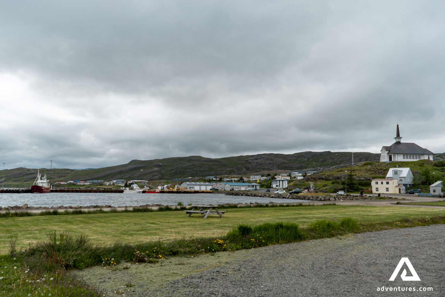 town of holmavik in iceland
